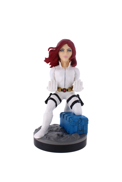 Cable Guy Black Widow White Suit - Marvel Cable Guys