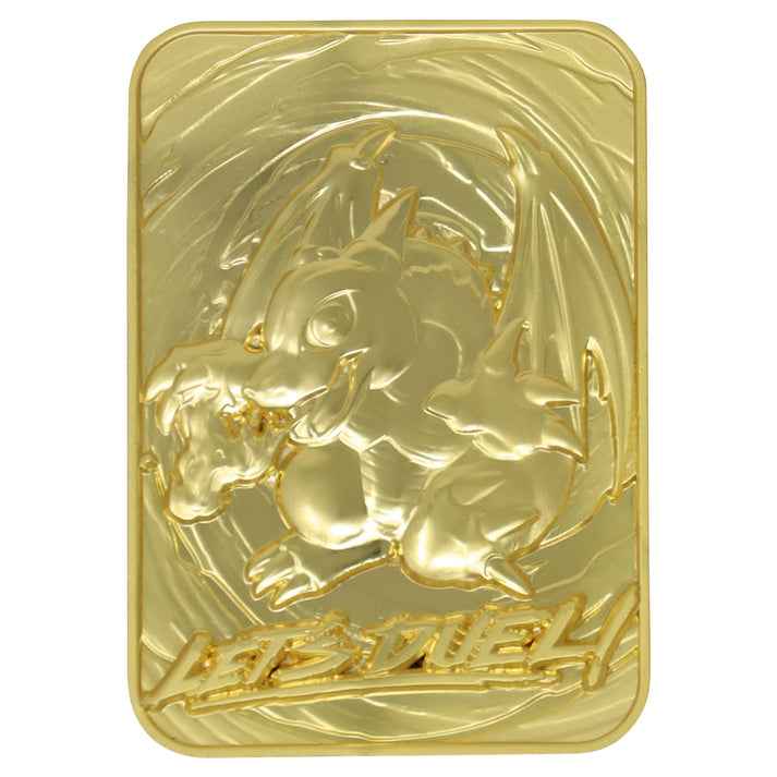 Yu-Gi-Oh! Limited Edition 24k Gold Plated Baby Dragon Metal Card