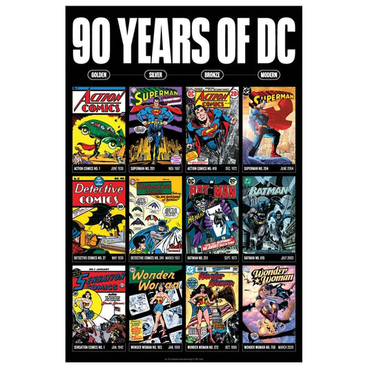 DC Comics 90 Years Art Print