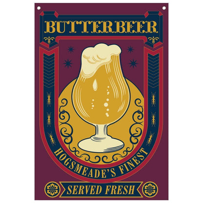 Harry Potter Butterbeer Wall Banner