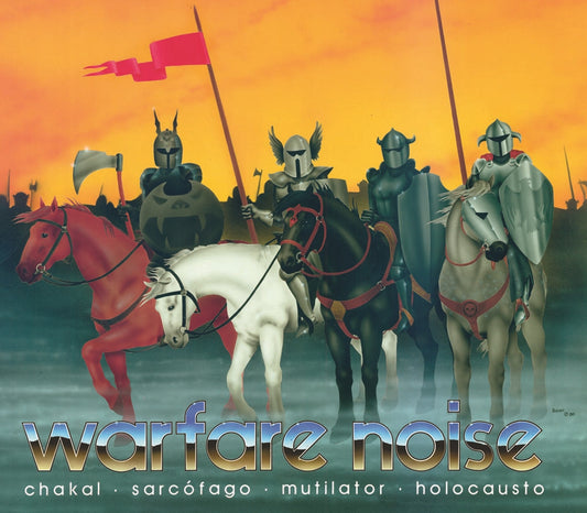 Various Artists - Warfare Noise  (Chakal, Mutilator, Sarcofago, Holocausto) - Black Metal - CDD