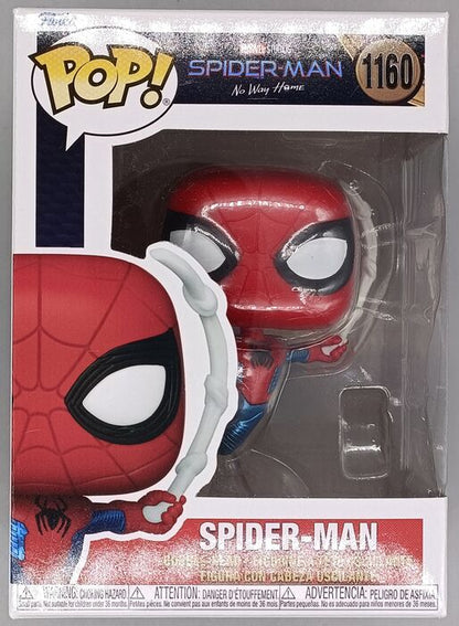 1160 Spider-Man (Swinging) Metallic - Marvel No Way Home Funko POP Funko