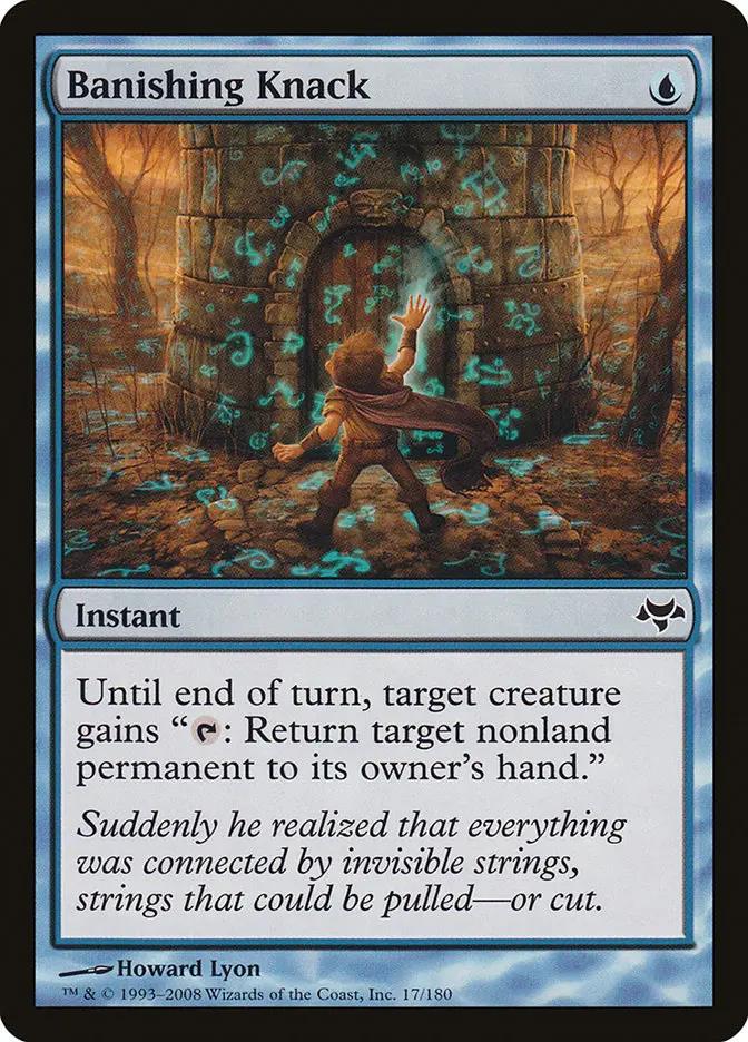17 - Banishing Knack - Eventide - Normal - Magic: The Gathering Card