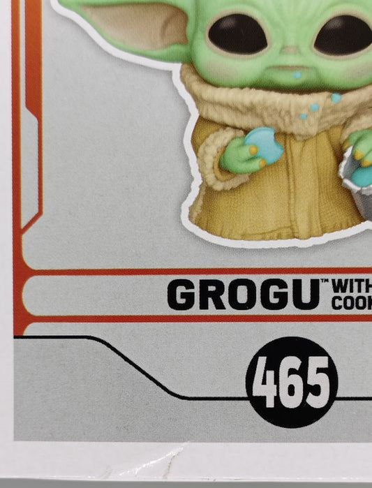 465 Grogu (with Cookies) Star Wars The Mandalorian Box Damaged Funko POP