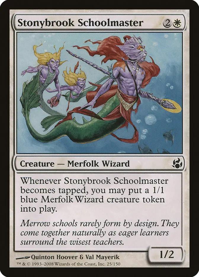 25 - Stonybrook Schoolmaster - Morningtide - Normal - Magic: The Gathering Card