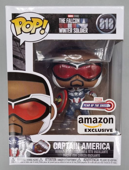 818 Captain America (Shield) Marvel Falcon & Winter Soldier Funko POP