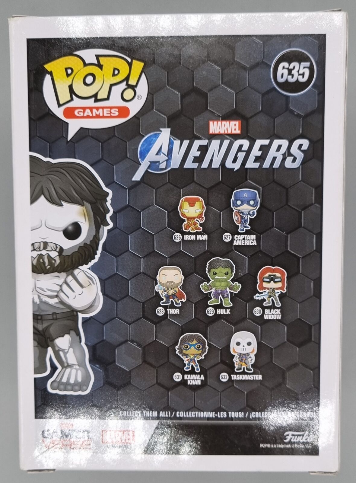 635 Hulk (Skeleton) - Marvel Avengers Game Funko POP