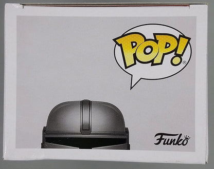 345 The Mandalorian (w/ Beskar Armor- First Edition) Chrome Funko POP