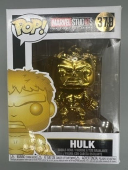 379 Hulk (Gold) - Chrome - Marvel 10 Years - Box Damaged Funko POP Funko