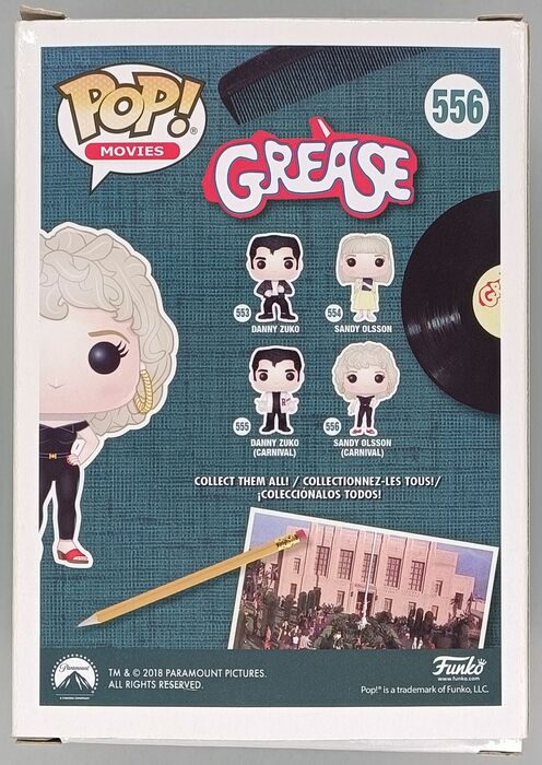 556 Sandy Olsson (Carnival) - Grease - Box Damaged Funko POP