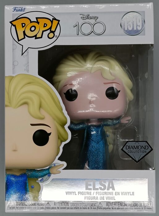 1319 Elsa (Mid-Transformation) Diamond Disney 100 Frozen Funko POP Funko