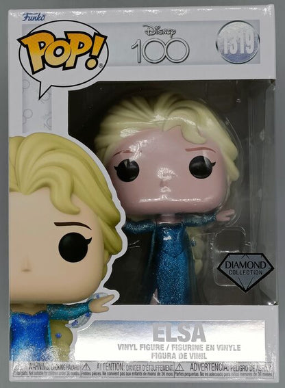 1319 Elsa (Mid-Transformation) Diamond Disney 100 Frozen Funko POP Funko