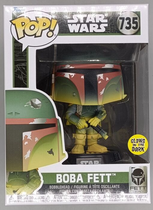 735 Boba Fett - Glow - Star Wars: Fett Legacy Funko POP - [New]
