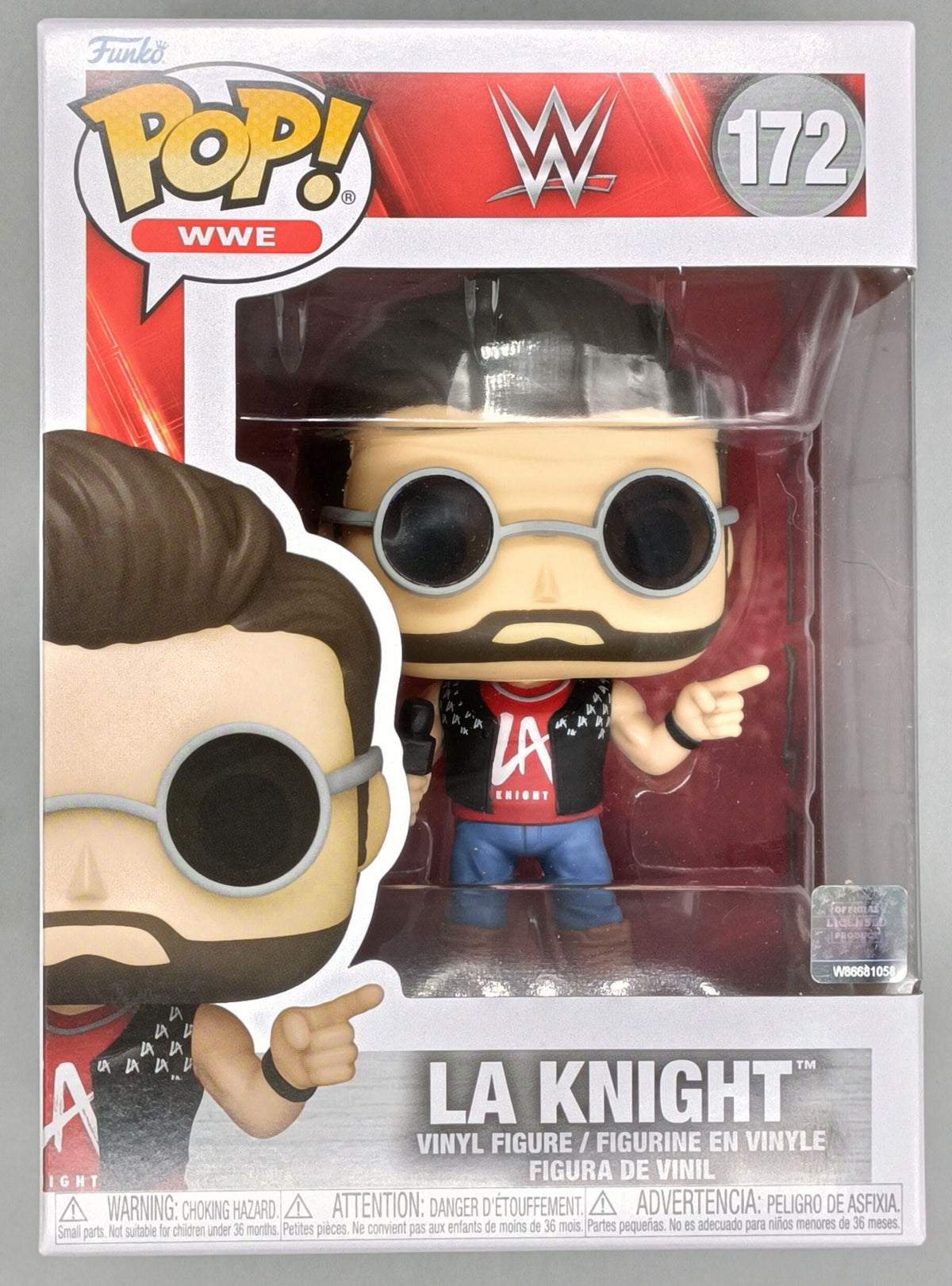 172 LA Knight - WWE Funko POP - Brand New Funko