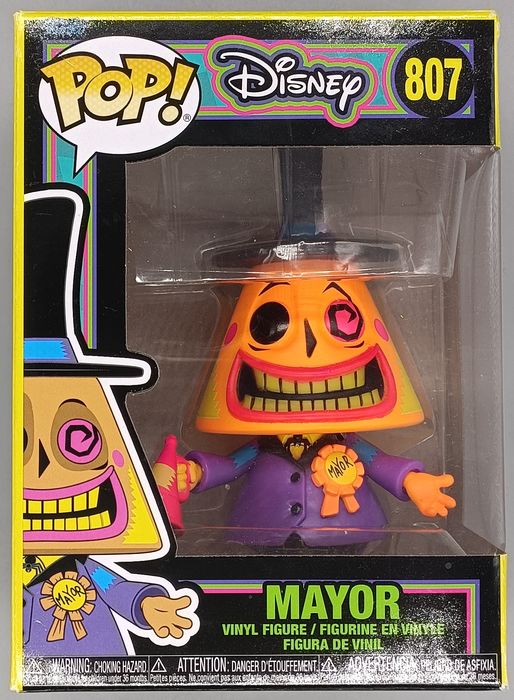 807 Mayor - Blacklight - Disney TNBC - Box Damaged Funko POP Funko