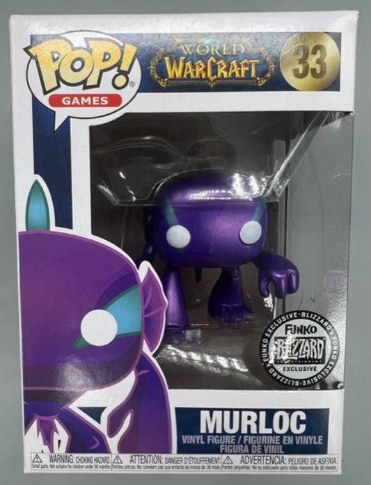 33 Murloc (Purple) Metallic - World of Warcraft Box Damaged Funko POP