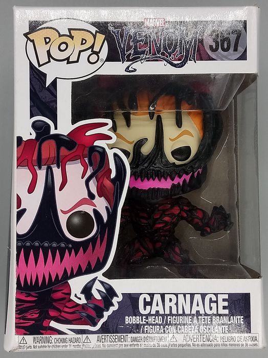 367 Carnage (Cletus Kasady) - Marvel Venom - Box Damaged Funko POP