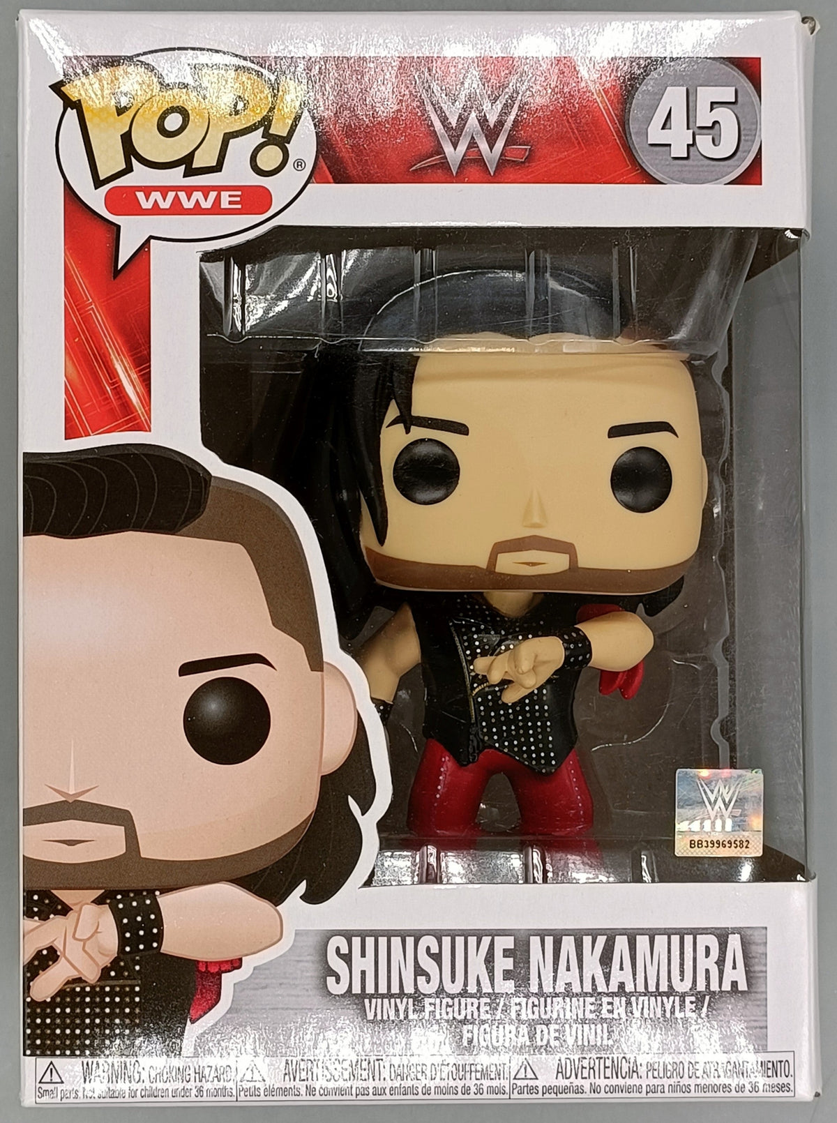 45 Shinsuke Nakamura - WWE - Box Damaged Funko POP Funko