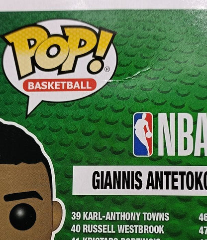 45 Giannis Antetokounmpo (Away) NBA Milwaukee Bucks Box Damaged Funko POP