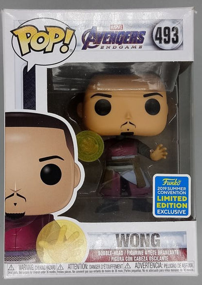 493 Wong - Marvel Avengers Endgame - 2019 Con Funko POP - Box Damaged
