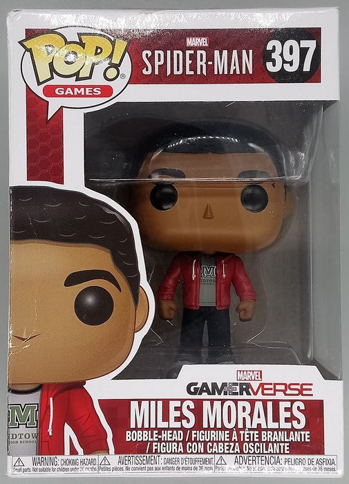 397 Miles Morales - Marvel Spiderman Game - Box Damaged Funko POP