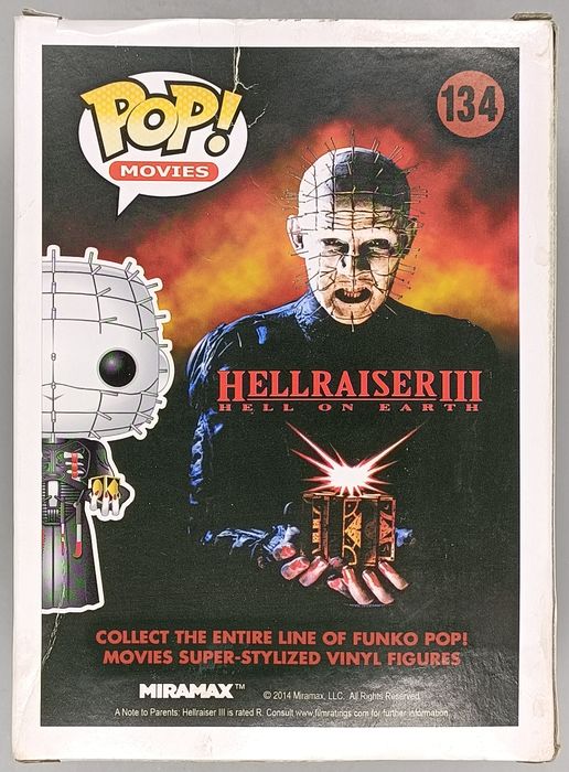 134 Pinhead - Horror - Hellraiser III - Box Damaged Funko POP