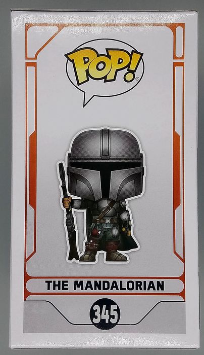 345 The Mandalorian (w/ Beskar Armor- First Edition) Chrome Funko POP
