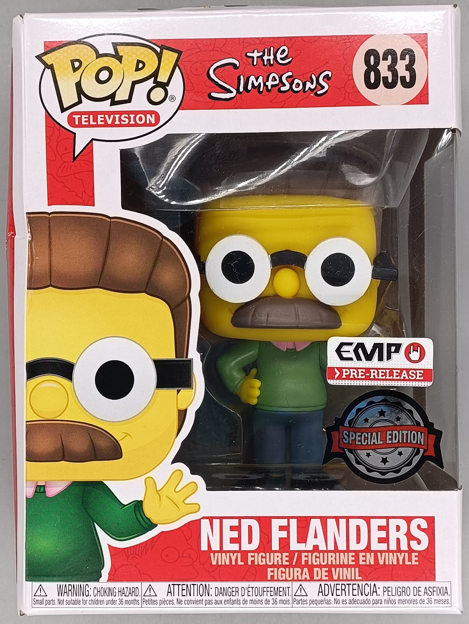 833 Ned Flanders - The Simpsons - Box Damaged Funko POP
