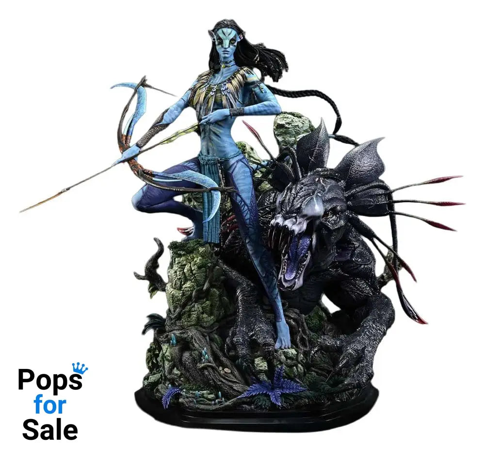 Avatar (Film) Real Elite Masterline Series Statue 1/4 Neytiri & Thanator 75 cm