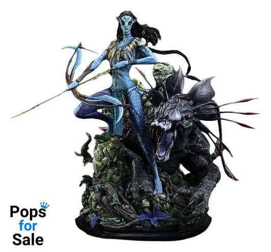 Avatar (Film) Real Elite Masterline Series Statue 1/4 Neytiri & Thanator 75 cm