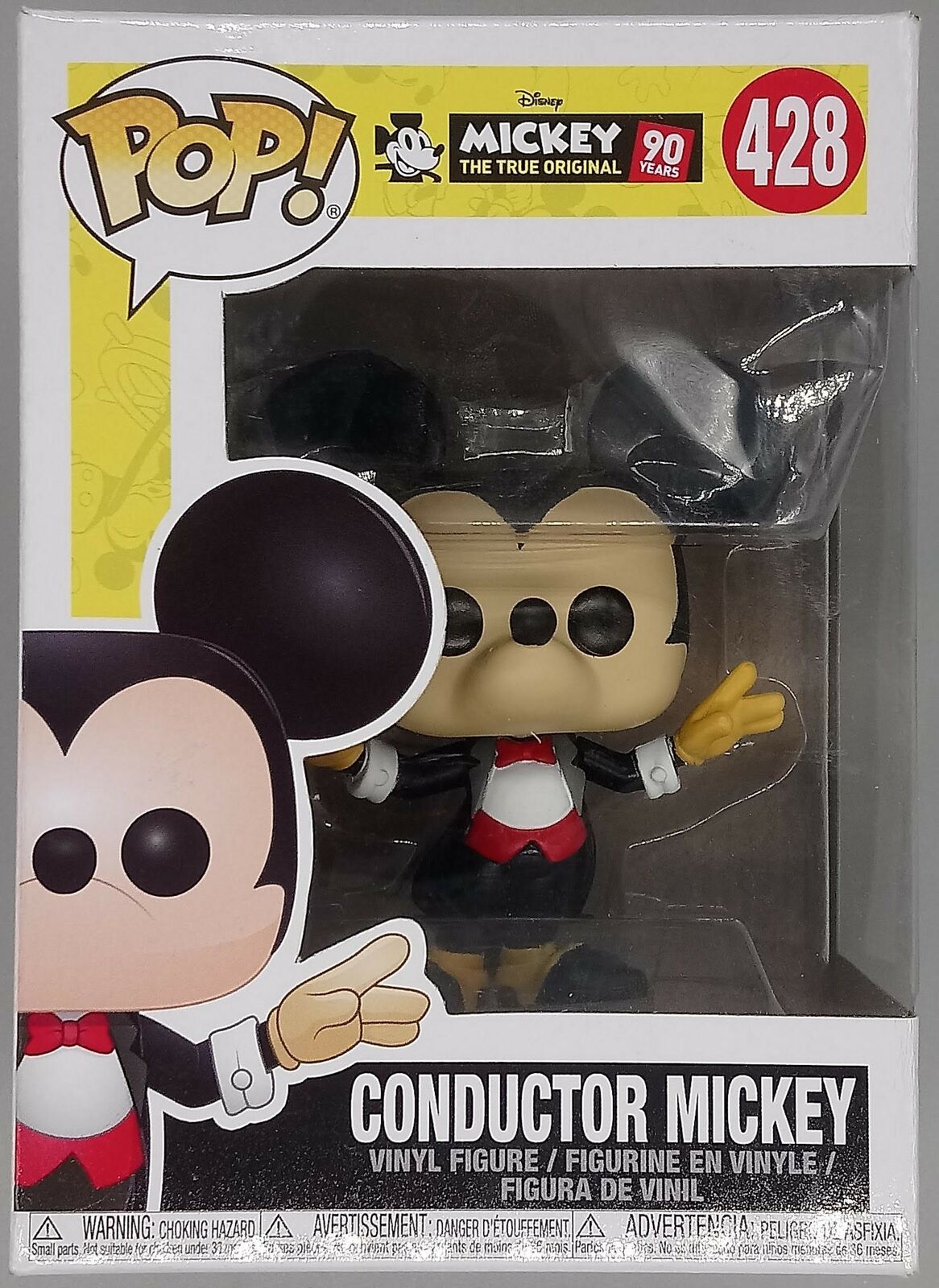 428 Conductor Mickey Disney Mickey's 90th Anniversary Funko POP Funko