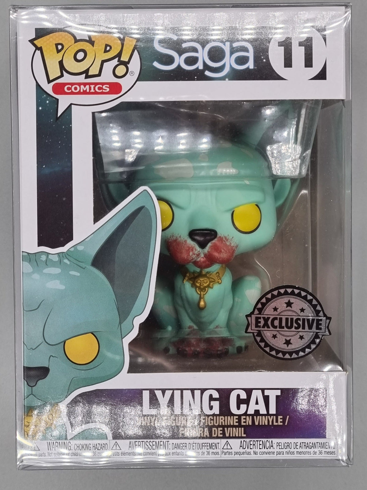 11 Lying Cat (Bloody) - Comics - SAGA - Exclusive Funko POP - Brand New Funko