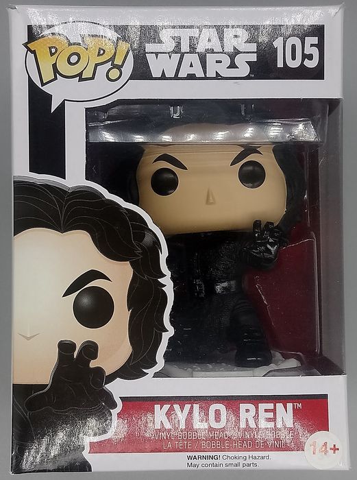 105 Kylo Ren (Unmasked- Action Pose) - Star Wars - Funko POP - Box Damaged