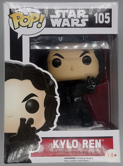 105 Kylo Ren (Unmasked- Action Pose) - Star Wars - Funko POP - Box Damaged