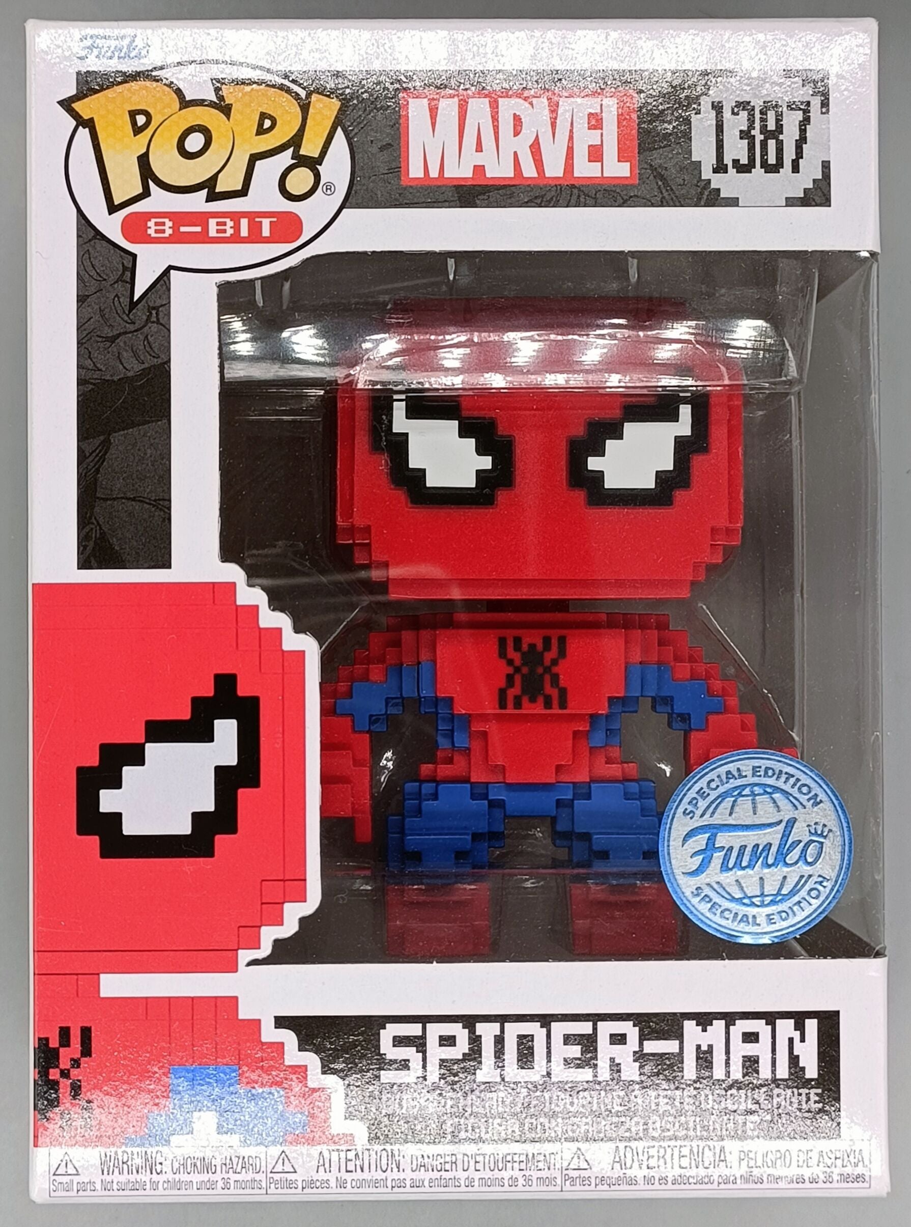 1387 Spider-Man - Marvel 8-Bit - Funko POP - Box Damaged Funko