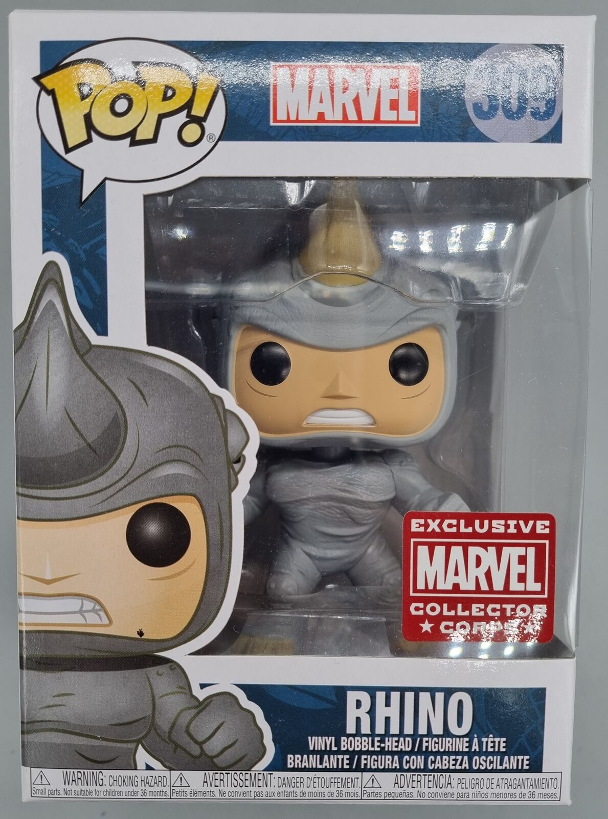 309 Rhino - Marvel Collectors Corp - Spiderman Funko POP Funko