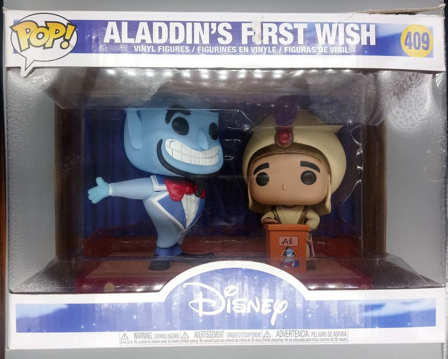 409 Aladdin's First Wish Movie Moment Disney Aladdin Box Damaged Funko POP Funko