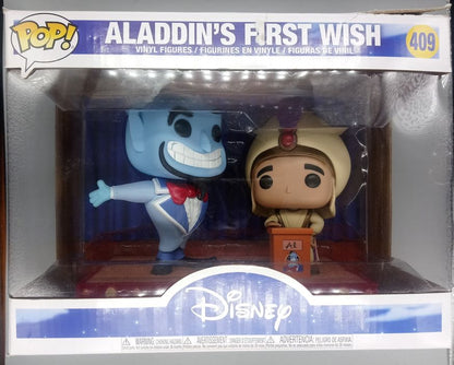 409 Aladdin's First Wish Movie Moment Disney Aladdin Box Damaged Funko POP Funko