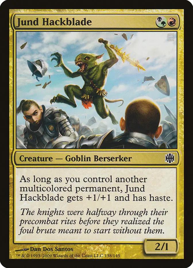 138 - Jund Hackblade - Alara Reborn - Normal - Magic: The Gathering Card
