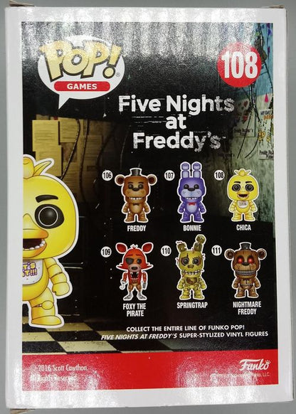 108 Chica - Five Nights at Freddy's FNAF Funko POP