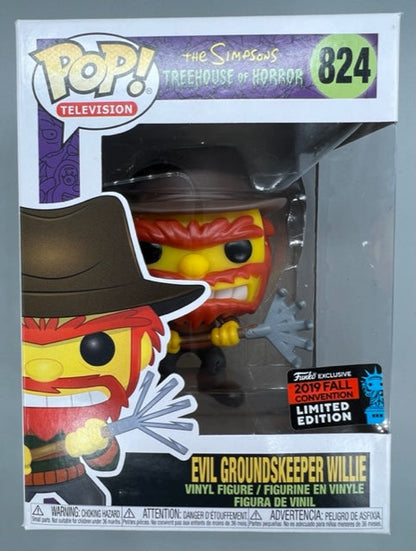 824 Evil Groundskeeper Willie - The Simpsons - 2019 Con Funko POP Funko