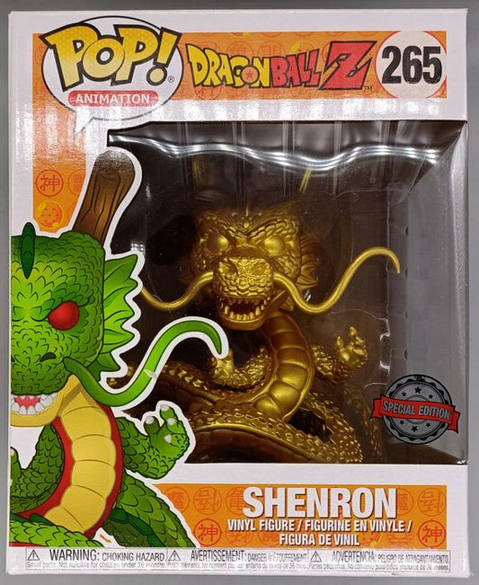 265 Shenron (Gold) - 6 Inch - Dragon Ball Z - Box Damaged Funko POP Funko