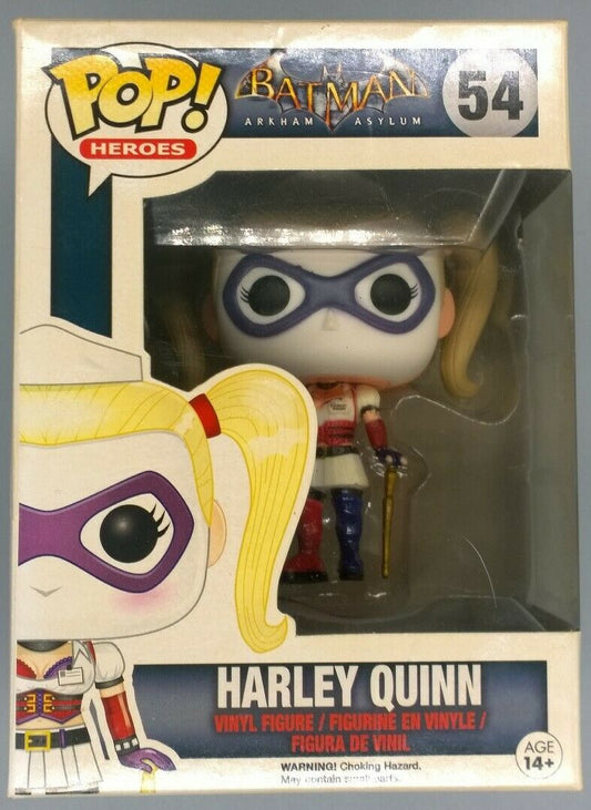 54 Harley Quinn Nurse - DC Batman Arkham Asylum Box Damaged Funko POP