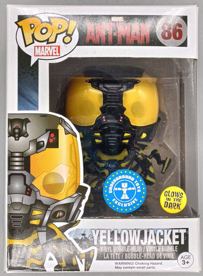 86 Yellowjacket - Glow - Marvel Ant-Man - Box Damaged Funko POP