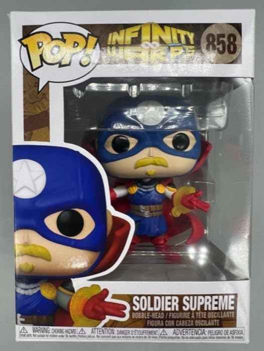 #858 Soldier Supreme - Marvel Infinity Warps - Funko POP - Box Damaged