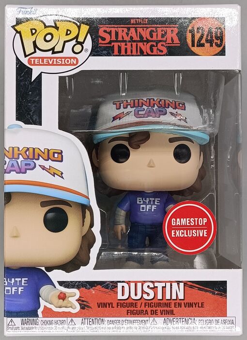 1249 Dustin (Byte Off) - Stranger Things - Box Damaged Funko POP Funko