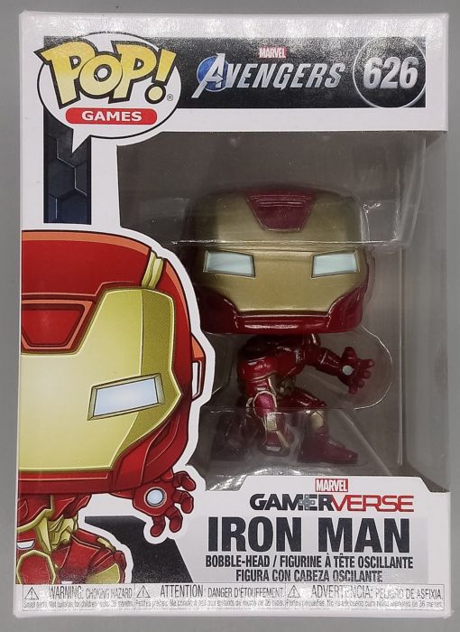 626 Iron Man - Marvel Avengers Game - Box Damaged Funko POP Funko