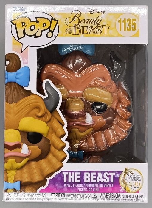 1135 The Beast (w/ Curls) Disney Beauty & the Beast- Box Damaged Funko POP Funko