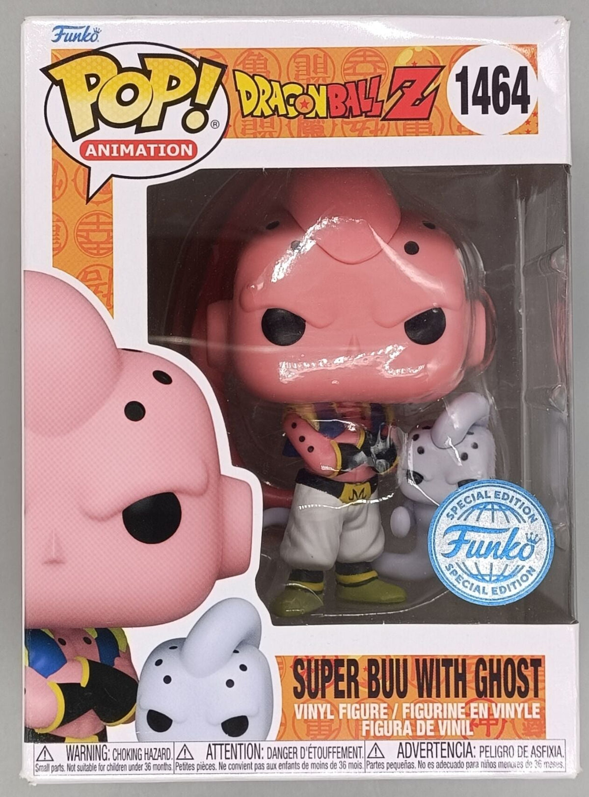 1464 Super Buu w/Ghost - Dragon Ball Z Funko POP - Box Damaged Funko