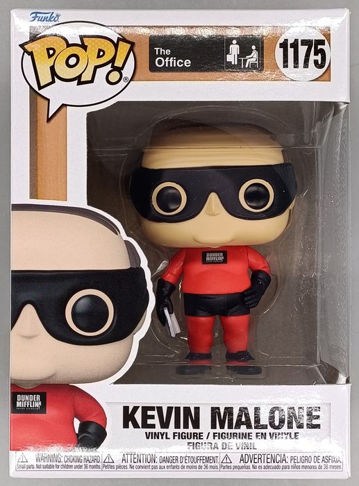 1175 Kevin Malone (Superhero) - The Office Funko POP